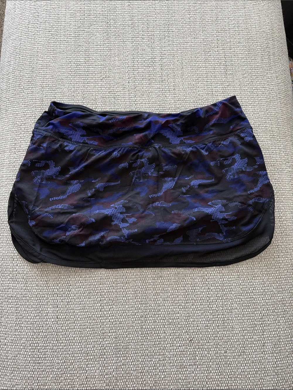 lululemon athletica Black Waistband with Purple Print